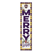Carlow University Celtics 12'' x 48'' Outdoor Merry Christmas Leaner