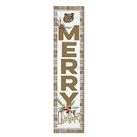 Bryant Bulldogs 12'' x 48'' Outdoor Merry Christmas Leaner
