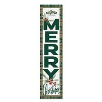 Cal Poly Mustangs 12'' x 48'' Outdoor Merry Christmas Leaner
