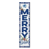 Central Connecticut State Blue Devils 12'' x 48'' Outdoor Merry Christmas Leaner