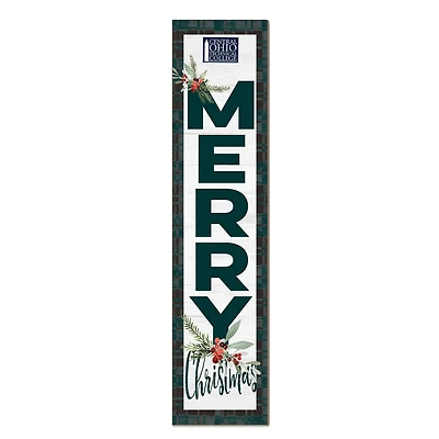 Central Ohio Technical College 12'' x 48'' Outdoor Merry Christmas Leaner