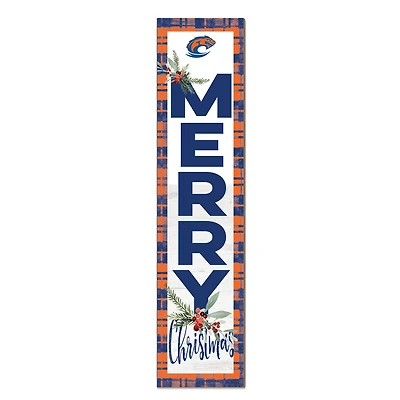 Clayton State Lakers 12'' x 48'' Outdoor Merry Christmas Leaner