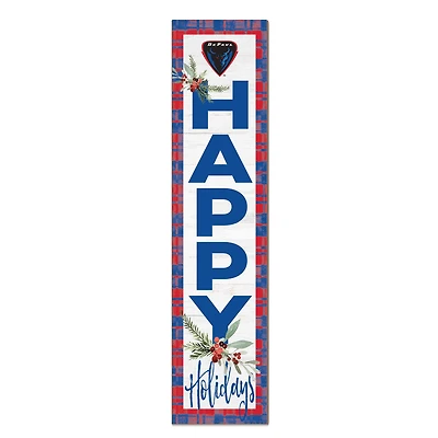 DePaul Blue Demons 12'' x 48'' Outdoor Happy Holidays Leaner
