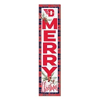 Dayton Flyers 12'' x 48'' Outdoor Merry Christmas Leaner