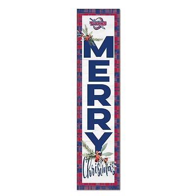 Detroit Mercy Titans 12'' x 48'' Outdoor Merry Christmas Leaner