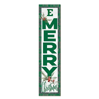 Eastern Michigan Eagles 12'' x 48'' Outdoor Merry Christmas Leaner