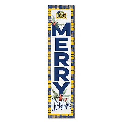 Drexel Dragons 12'' x 48'' Outdoor Merry Christmas Leaner