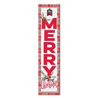 East Stroudsburg Warriors 12'' x 48'' Outdoor Merry Christmas Leaner