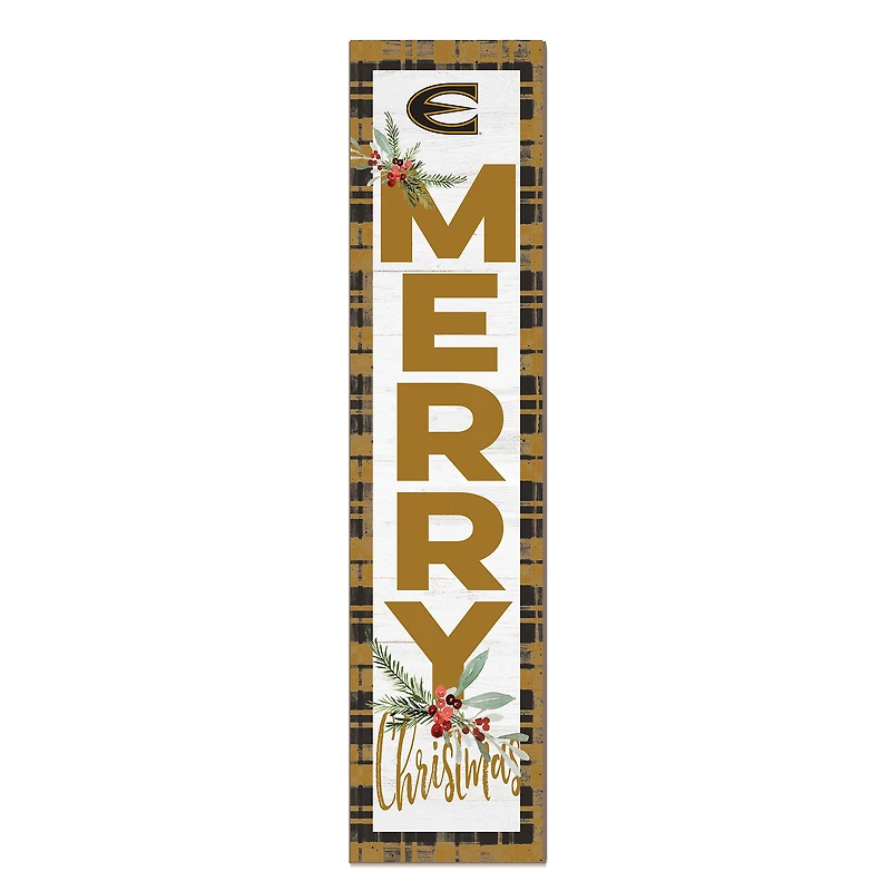 Emporia State Hornets 12'' x 48'' Outdoor Merry Christmas Leaner