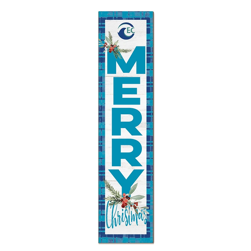 Eckerd Tritons 12'' x 48'' Outdoor Merry Christmas Leaner