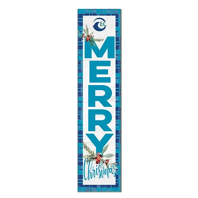 Eckerd Tritons 12'' x 48'' Outdoor Merry Christmas Leaner