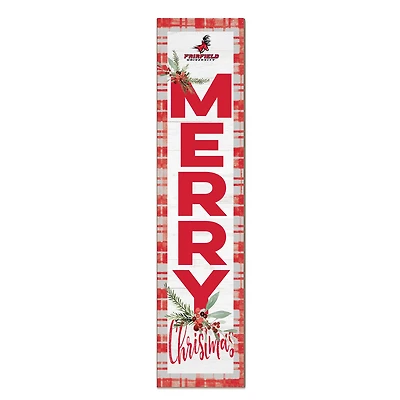 Fairfield Stags 12'' x 48'' Outdoor Merry Christmas Leaner