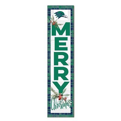 Endicott College 12'' x 48'' Outdoor Merry Christmas Leaner