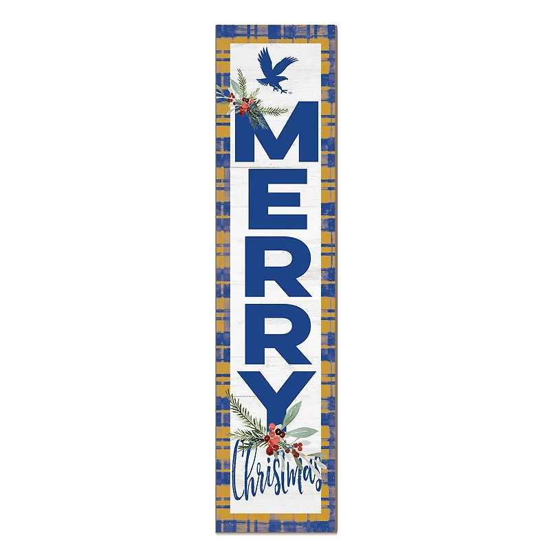 Embry-Riddle Eagles 12'' x 48'' Outdoor Merry Christmas Leaner