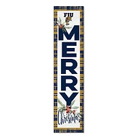 FIU Panthers 12'' x 48'' Outdoor Merry Christmas Leaner