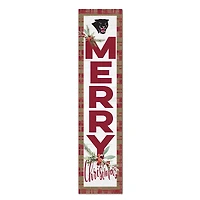 Florida Tech Panthers 12'' x 48'' Outdoor Merry Christmas Leaner