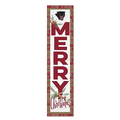 Florida Tech Panthers 12'' x 48'' Outdoor Merry Christmas Leaner