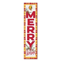 Ferris State Bulldogs 12'' x 48'' Outdoor Merry Christmas Leaner