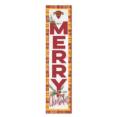 Flagler Saints 12'' x 48'' Outdoor Merry Christmas Leaner