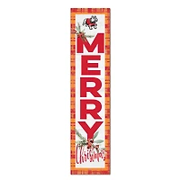 Gardner-Webb Bulldogs 12'' x 48'' Outdoor Merry Christmas Leaner