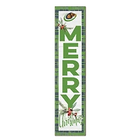 Harry S Truman College Falcons 12'' x 48'' Outdoor Merry Christmas Leaner