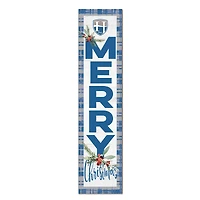 Hood College Blazers 12'' x 48'' Outdoor Merry Christmas Leaner