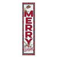Kennedy-King College Statesmen 12'' x 48'' Outdoor Merry Christmas Leaner
