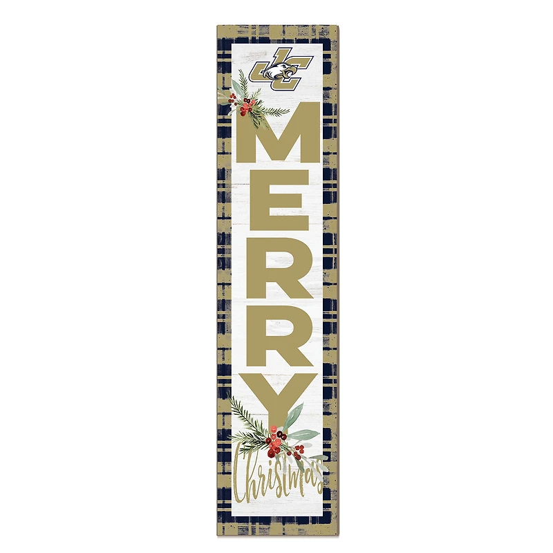 Juniata Eagles 12'' x 48'' Outdoor Merry Christmas Leaner