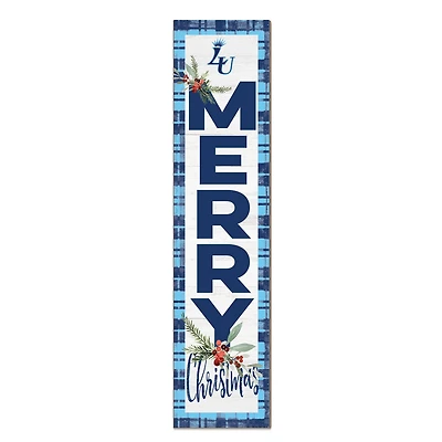 Lasell Lasers 12'' x 48'' Outdoor Merry Christmas Leaner