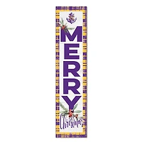LSU Shreveport Pilots 12'' x 48'' Outdoor Merry Christmas Leaner