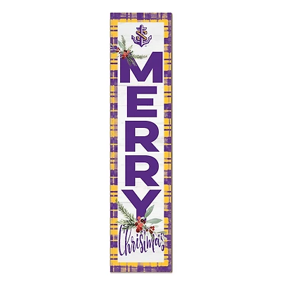 LSU Shreveport Pilots 12'' x 48'' Outdoor Merry Christmas Leaner