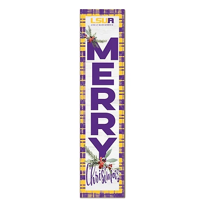 LSUA Generals 12'' x 48'' Outdoor Merry Christmas Leaner