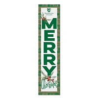 Manhattan Jaspers 12'' x 48'' Outdoor Merry Christmas Leaner