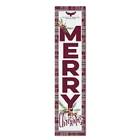 Maryland Eastern Shore Hawks 12'' x 48'' Outdoor Merry Christmas Leaner