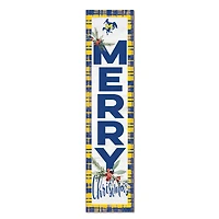 McNeese State Cowboys 12'' x 48'' Outdoor Merry Christmas Leaner