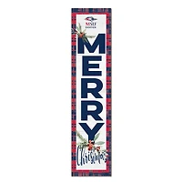 MSU Denver Roadrunners 12'' x 48'' Outdoor Merry Christmas Leaner