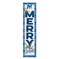 Mid Michigan College 12'' x 48'' Outdoor Merry Christmas Leaner
