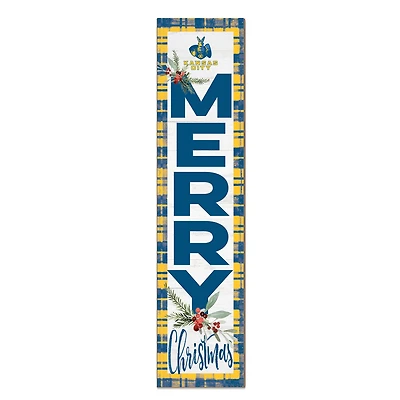 UMKC Kangaroos 12'' x 48'' Outdoor Merry Christmas Leaner