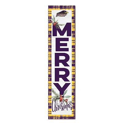 Montevallo Falcons 12'' x 48'' Outdoor Merry Christmas Leaner