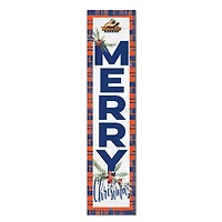 Morgan State Bears 12'' x 48'' Outdoor Merry Christmas Leaner