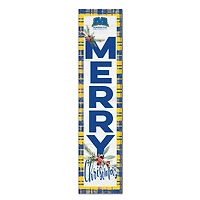 Morehead State Eagles 12'' x 48'' Outdoor Merry Christmas Leaner