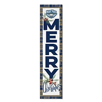 Mount Mary Blue Angels 12'' x 48'' Outdoor Merry Christmas Leaner