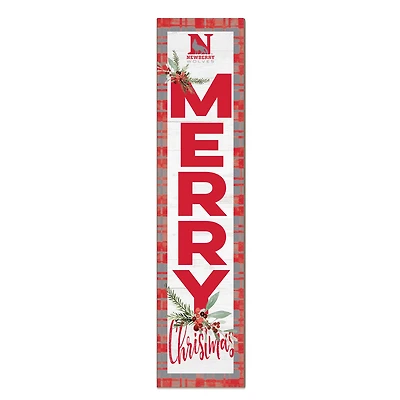 Newberry College Wolves 12'' x 48'' Outdoor Merry Christmas Leaner