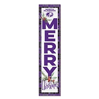North Alabama Lions 12'' x 48'' Outdoor Merry Christmas Leaner