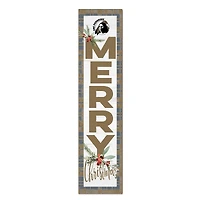 University of North Carolina at Pembroke Braves 12'' x 48'' Outdoor Merry Christmas Leaner