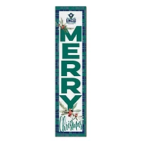 UNC Wilmington Seahawks 12'' x 48'' Outdoor Merry Christmas Leaner