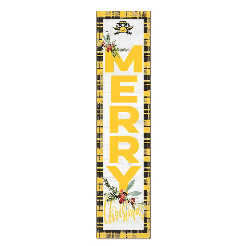 Northern Kentucky University Norse 12'' x 48'' Outdoor Merry Christmas Leaner