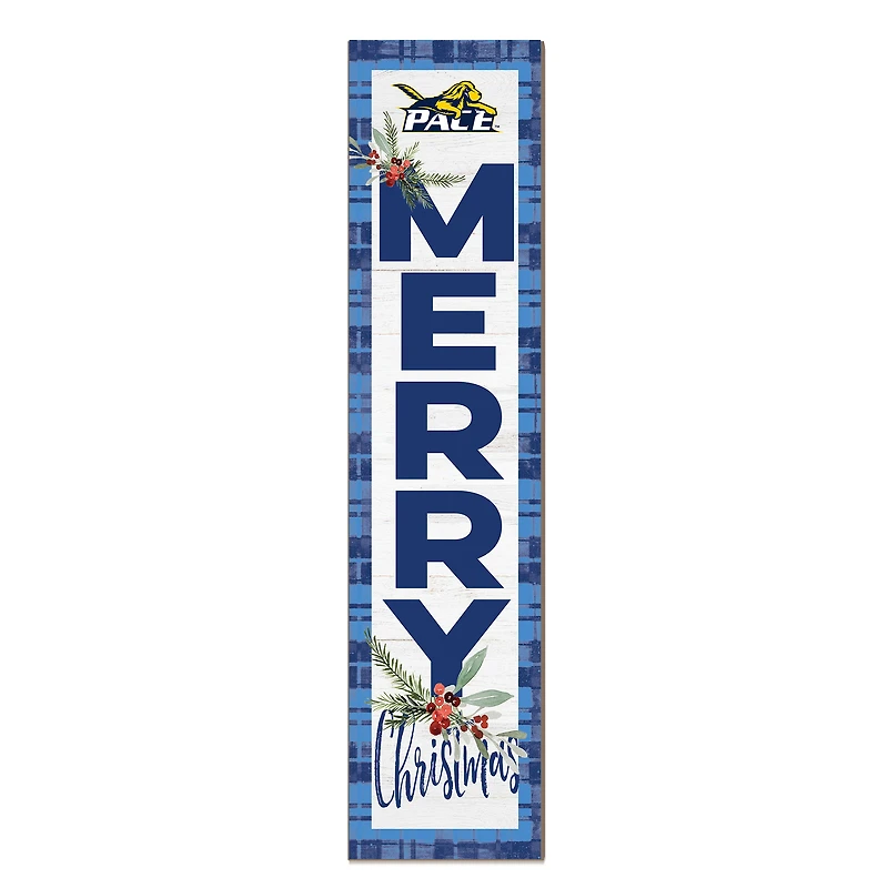 Pace University Setters 12'' x 48'' Outdoor Merry Christmas Leaner