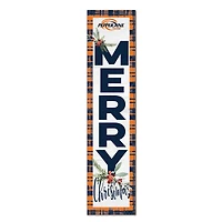 Pepperdine Waves 12'' x 48'' Outdoor Merry Christmas Leaner