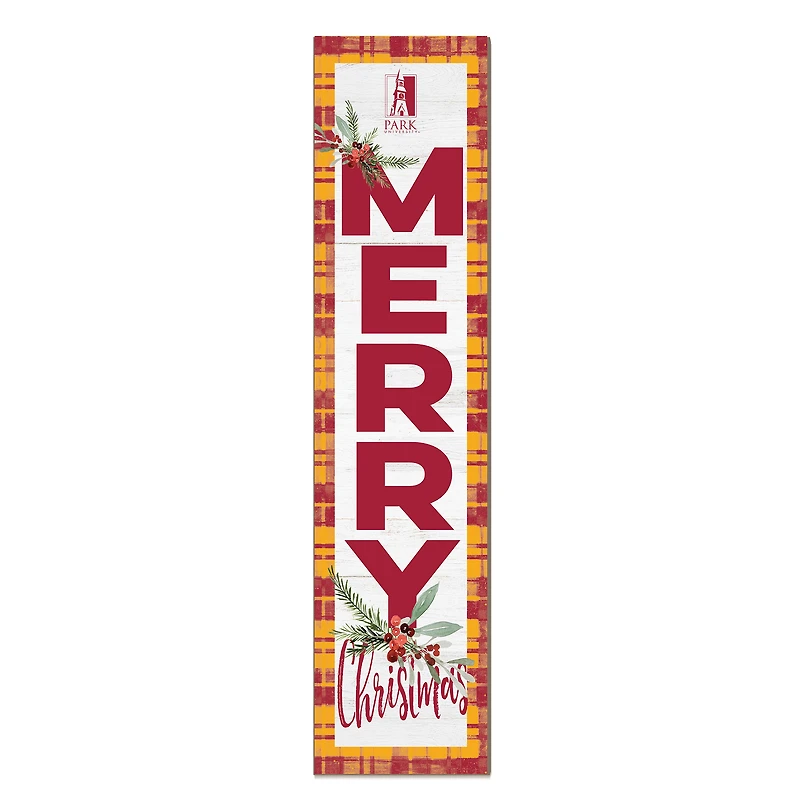 Park Pirates 12'' x 48'' Outdoor Merry Christmas Leaner